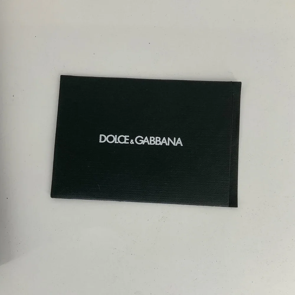 DOLCE & GABBANA Graffiti Print Dauphine Leather Long‎ Wallet White Black Box